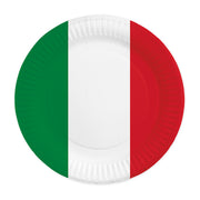 8 Papieren borden 23 cm – Italië
