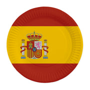 8 Papieren borden 23 cm – Spanje