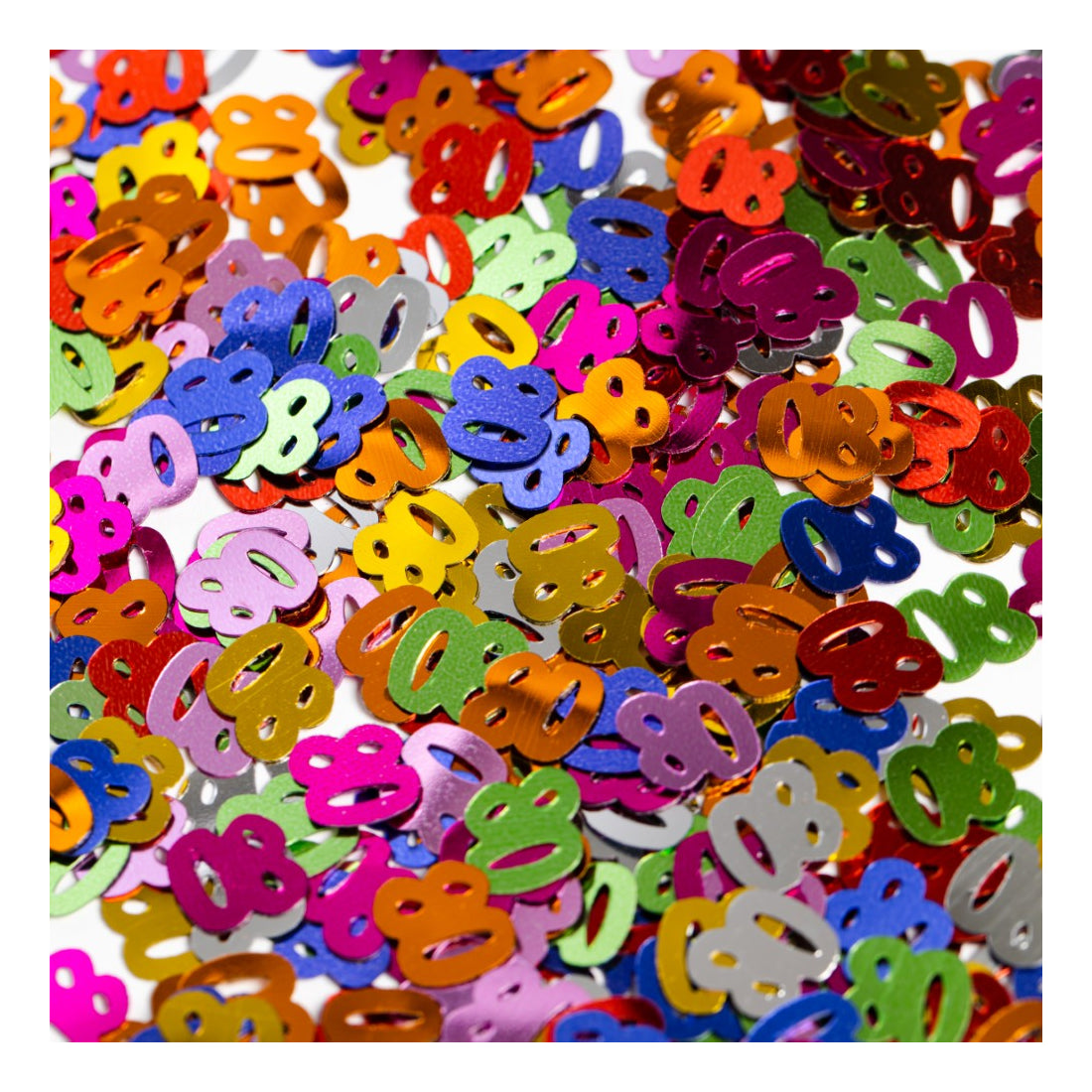 Tafelconfetti Multicolour nummer 80 – 14 gram