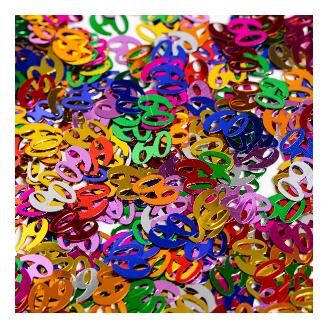 Tafelconfetti Multicolour nummer 60 – 14 gram
