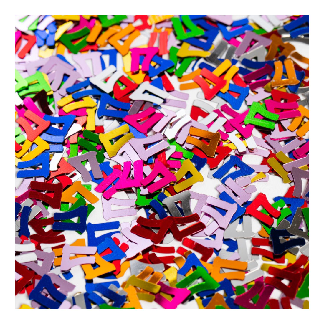 Tafelconfetti Multicolour nummer 17 – 14 gram