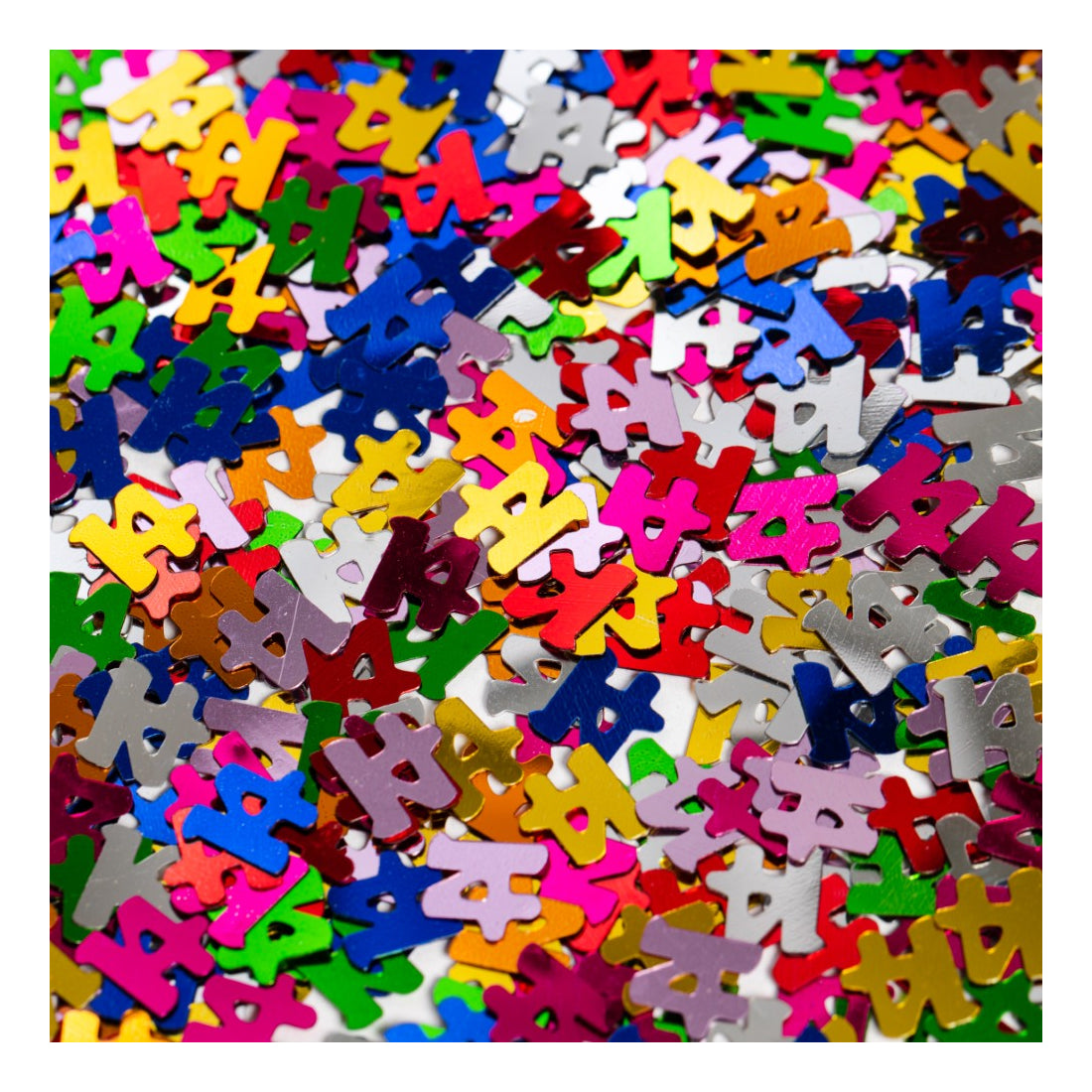 Tafelconfetti Multicolour nummer 14 – 14 gram