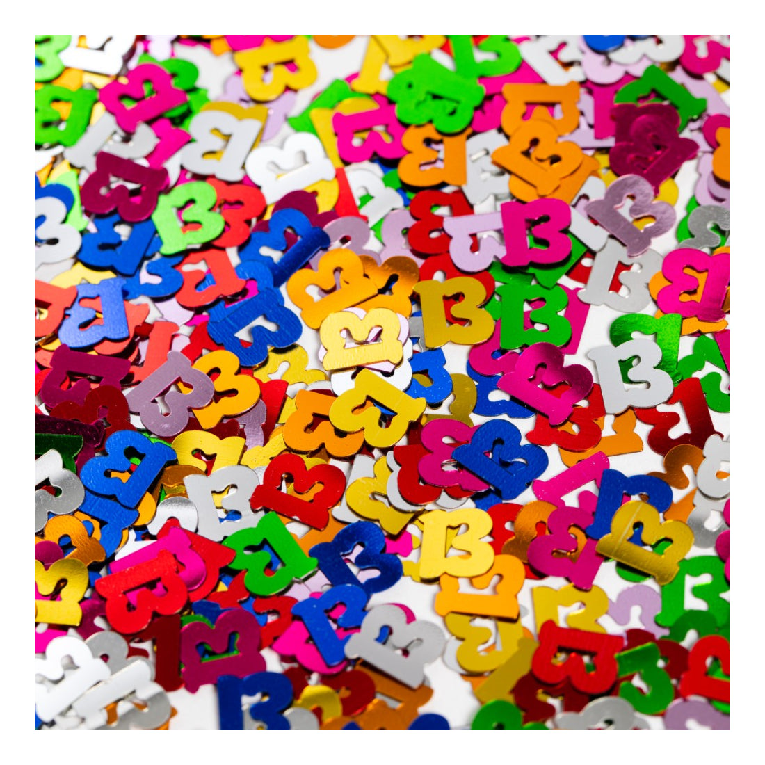 Tafelconfetti Multicolour nummer 13 – 14 gram