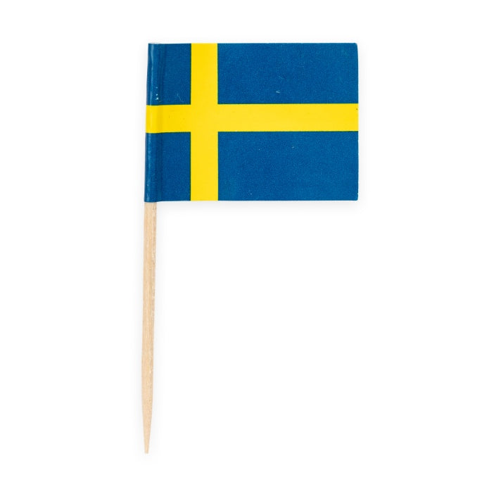 Cocktailprikkers Zweden 50 stuks