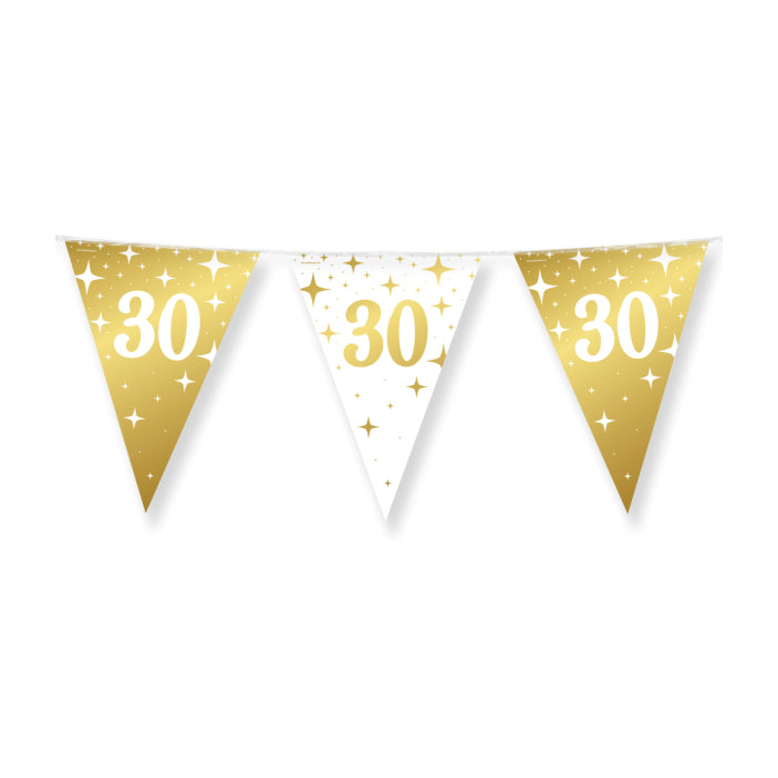 30 Jaar Slinger Wit Goud  10 meter - 20x30 cm