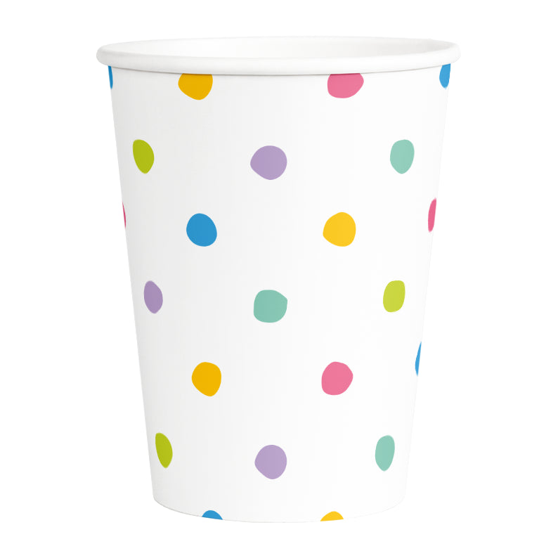 Party Bekers Stippen – 8 cm – 6 stuks