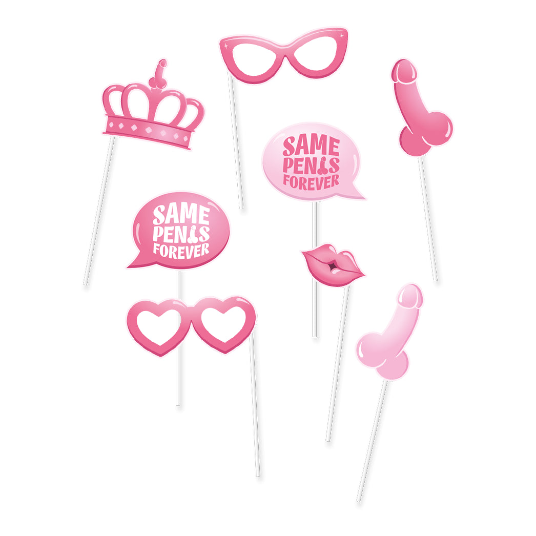 Photo Props – Same Penis Forever – 8 stuks