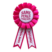 Feestrozet – Same Penis Forever – 14 × 8 cm