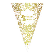 Feestvlaggenlijn 20 × 30 cm – Ramadan Kareem - 10 metre