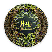 8 Papieren borden 23 cm – Hajj Mubarak