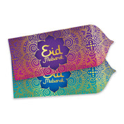 4  Eid Mubarak cadeau-enveloppen, 9 x 17,5 cm
