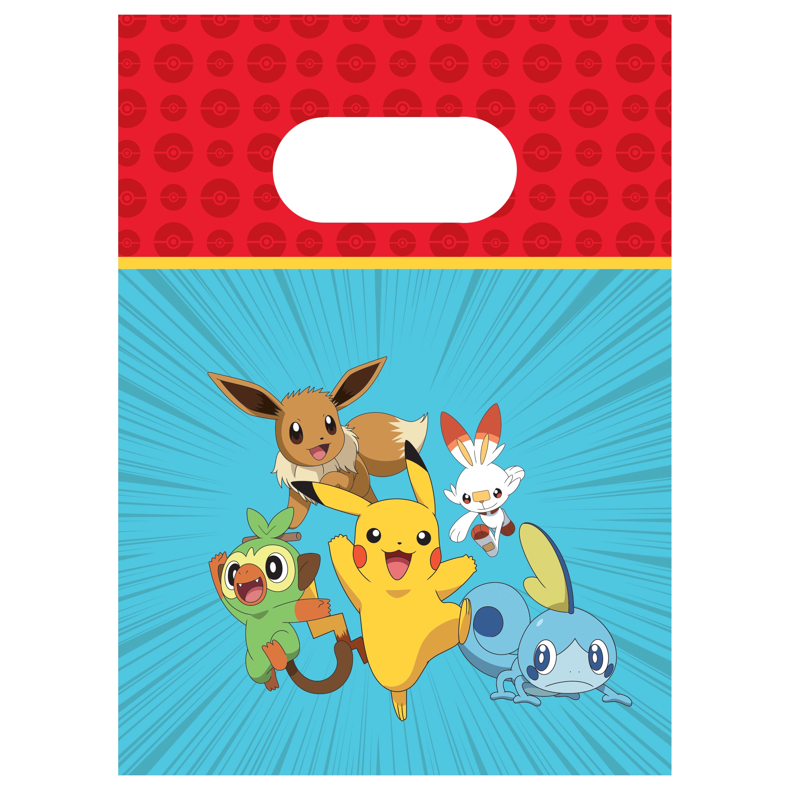 Pokémon Uitdeelzakjes – 22 cm – 4 stuks