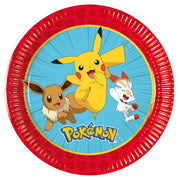 Pokémon Papieren Borden – 20 cm – 8 stuks
