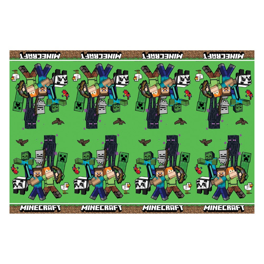 Minecraft Tafelkleed – 1,8 meter – Plastic