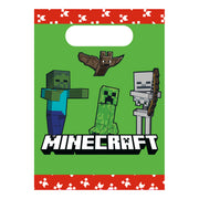 Minecraft Uitdeelzakjes – 4 stuks – 16 x 22 cm