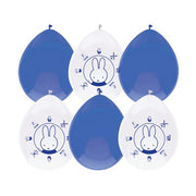 Ballonnen Nijntje Delfts Blauw (Ø30 cm, 6 stuks)