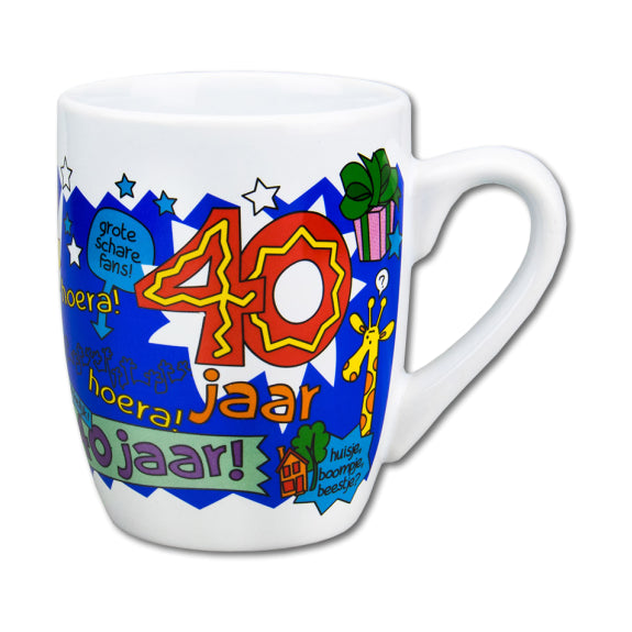 Cartoonmok - 40 jaar man