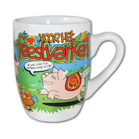 Cartoonmok - Feestvarken