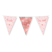 Bride to Be vlaggenlijn – 10 meter – roze/roségoud
