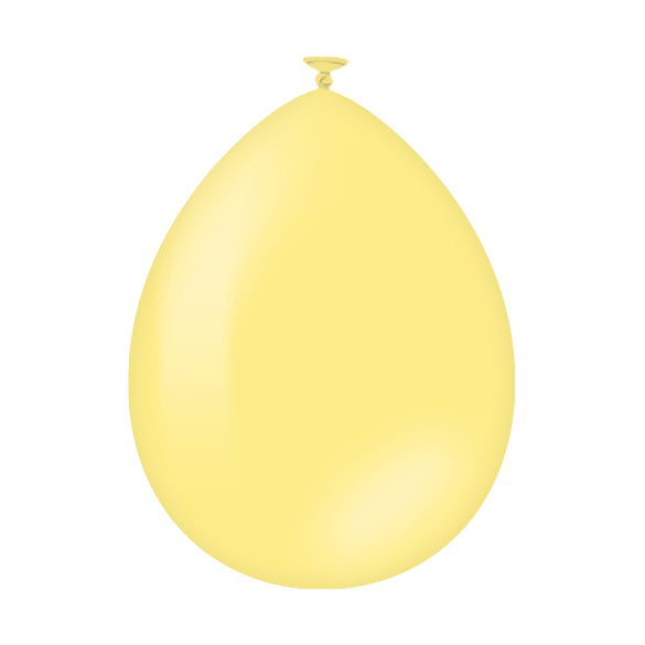 10 Latex Ballonnen 30 cm – Pastelgeel