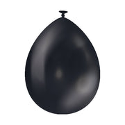25 Latex Ballonnen 30 cm – Metallic Zwart