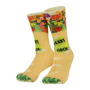 Silly Socks Bloemen – one size – geel/multicolor
