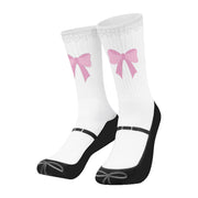Silly Socks Ballerina – one size – wit/zwart/roze