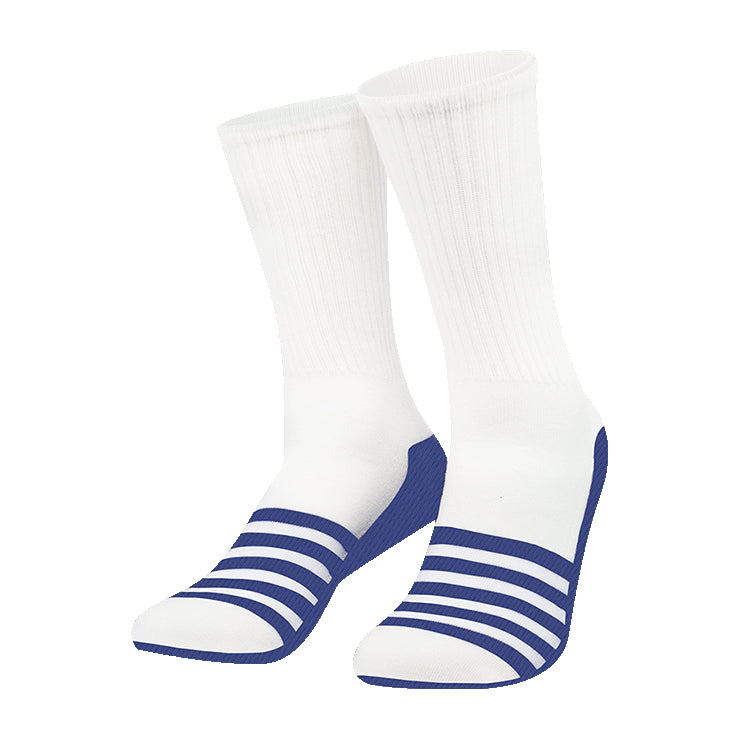 Silly Socks Slippers – one size – wit/blauw