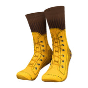Silly Socks Werkschoenen – one size – geel/bruin