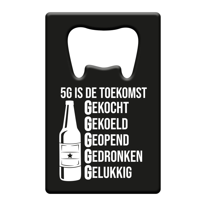 Metalen Bieropener 5G is de Toekomst – Zwart