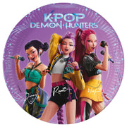 K-POP Demon Hunters Papieren Bordjes – 20 cm – 8 stuks