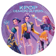 K-POP Demon Hunters Papieren Bordjes – 23 cm – 8 stuks