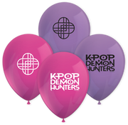 8 Latex Ballonnen 28 cm – K-POP Demon Hunters
