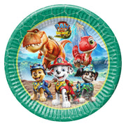 8 Papieren Bordjes 23 cm FSC – PAW Patrol 3 Dino Movie