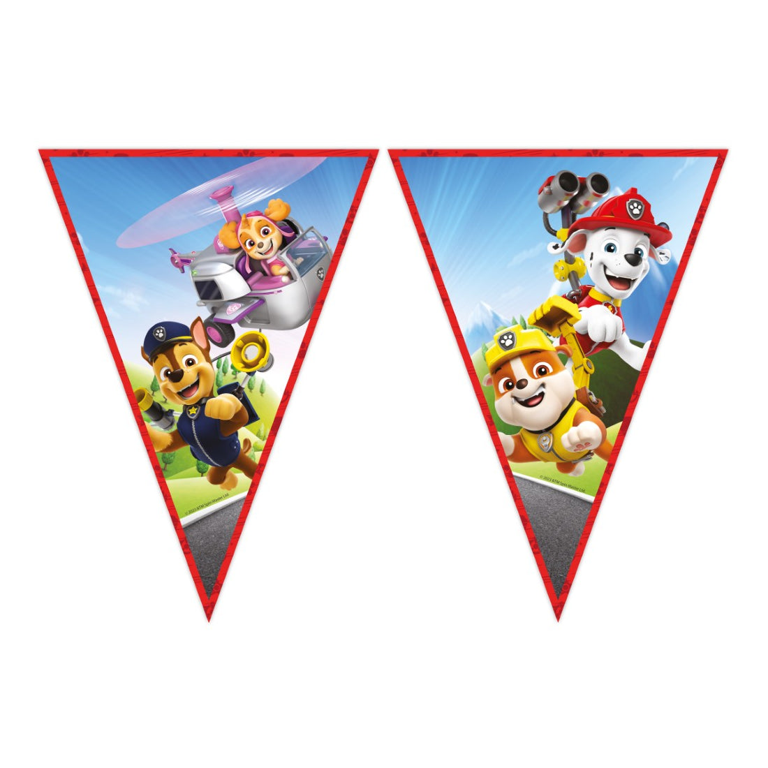 Papieren Vlaggenlijn 2,3 m – PAW Patrol Reddingshelden