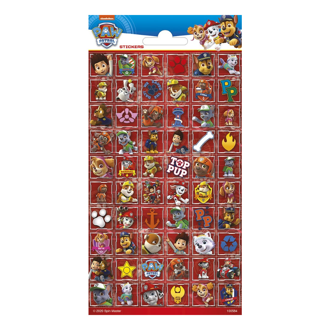 Stickers PAW Patrol – 60 Stuks