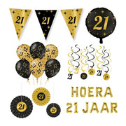 21 jaar Classy Versiering pakket - L