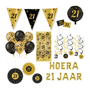 21 jaar Classy Versiering pakket - XL2