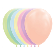 25 ballonnen 30cm macaron / pastel gemixed