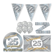 25 jaar Getrouwd Versiering pakket - L