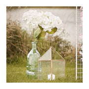 3 witte hortensia decoratie (kunst) bloemen (45cm)