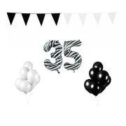 35 jaar Verjaardag Versiering Pakket Zebra