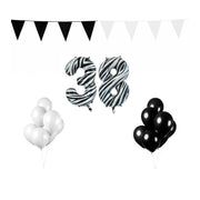 38 jaar Verjaardag Versiering Pakket Zebra