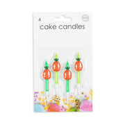 4 taart kaarsjes ananas