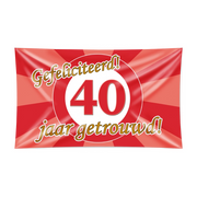 40 jaar Getrouwd - Gevelvlag