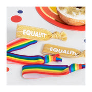5 regenboog Equality armbanden