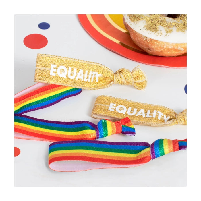 5 regenboog Equality armbanden