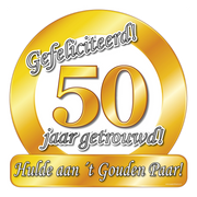 50 jaar Getrouwd - Deurbord