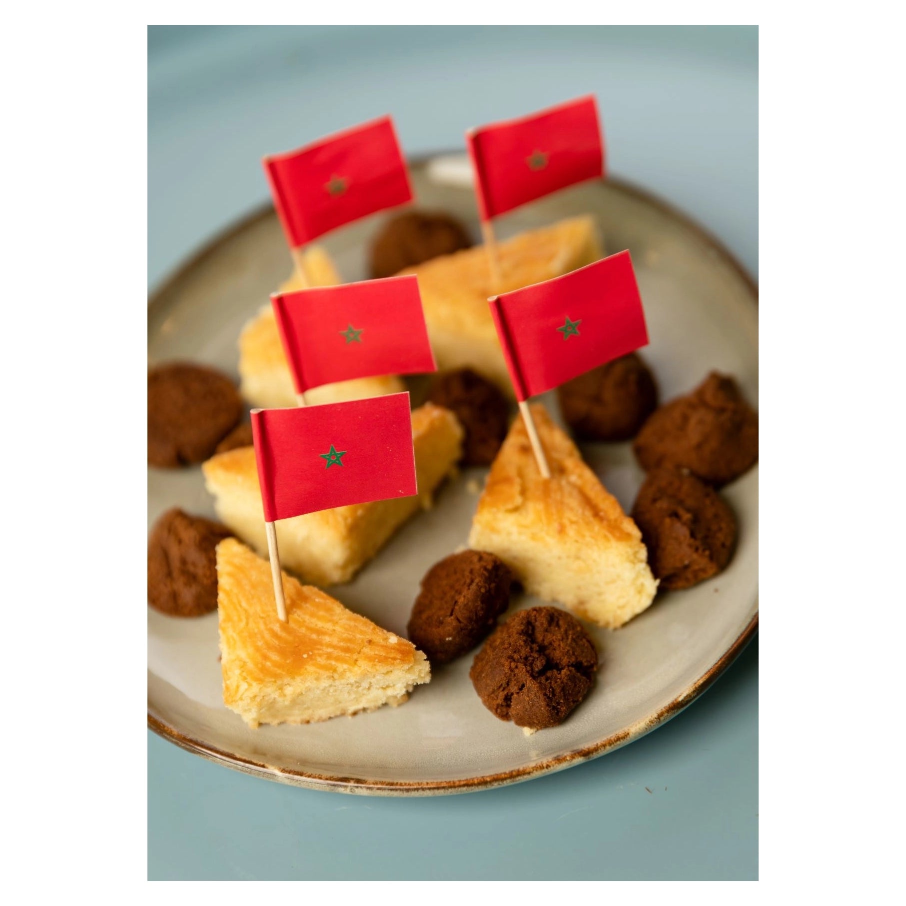 50 prikkers vlag Marokko