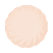 6 Bamboo bordjes - pastel abrikoos - 23cm